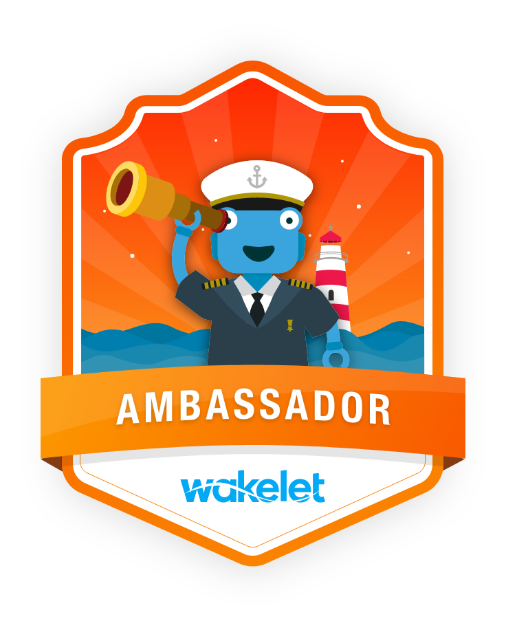 wakelet ambassador badge